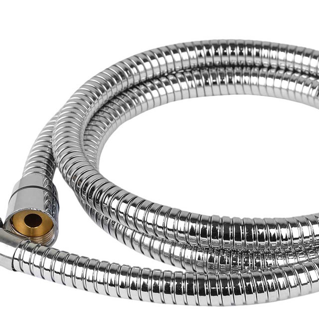 1/4 in. Comp. x 1/4 in. Comp. x 60 in. LGTH Stainless Steel Ice Maker Supply  Line Hose - Danco