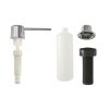 Universal Soap Dispenser with Straight Nozzle in Chrome
