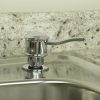 Universal Soap Dispenser with Curved Nozzle in Chrome