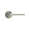 Universal Soap Dispenser with Straight Nozzle in Brushed Nickel