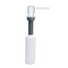 Universal Soap Dispenser with Straight Nozzle in Chrome