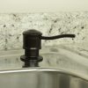 Universal Soap Dispenser with Curved Nozzle in Oil Rubbed Bronze