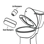 Universal Toilet Seat Bumpers