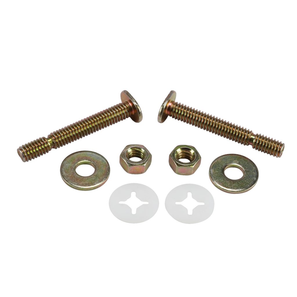 1/4 in. x 31/2 in. Brass Closet Bolt Kit Danco