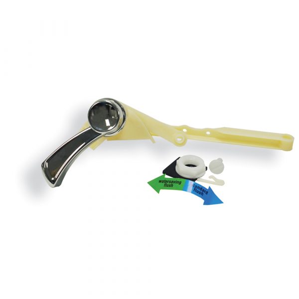 Universal Dual Flush Toilet Handle in Chrome
