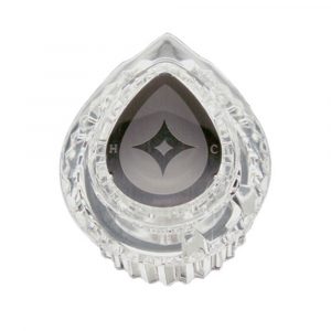 Posi-Temp Faucet Handle for Moen Tub/Shower in Clear Acrylic