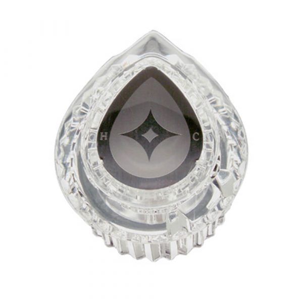 Posi-Temp Faucet Handle for Moen Tub/Shower in Clear Acrylic