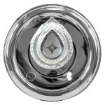 Posi-Temp Faucet Handle for Moen Tub/Shower in Clear Acrylic