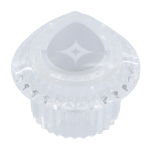 6th image of Multi-Fit Teardrop Faucet Handle for Moen in Clear Acrylic
