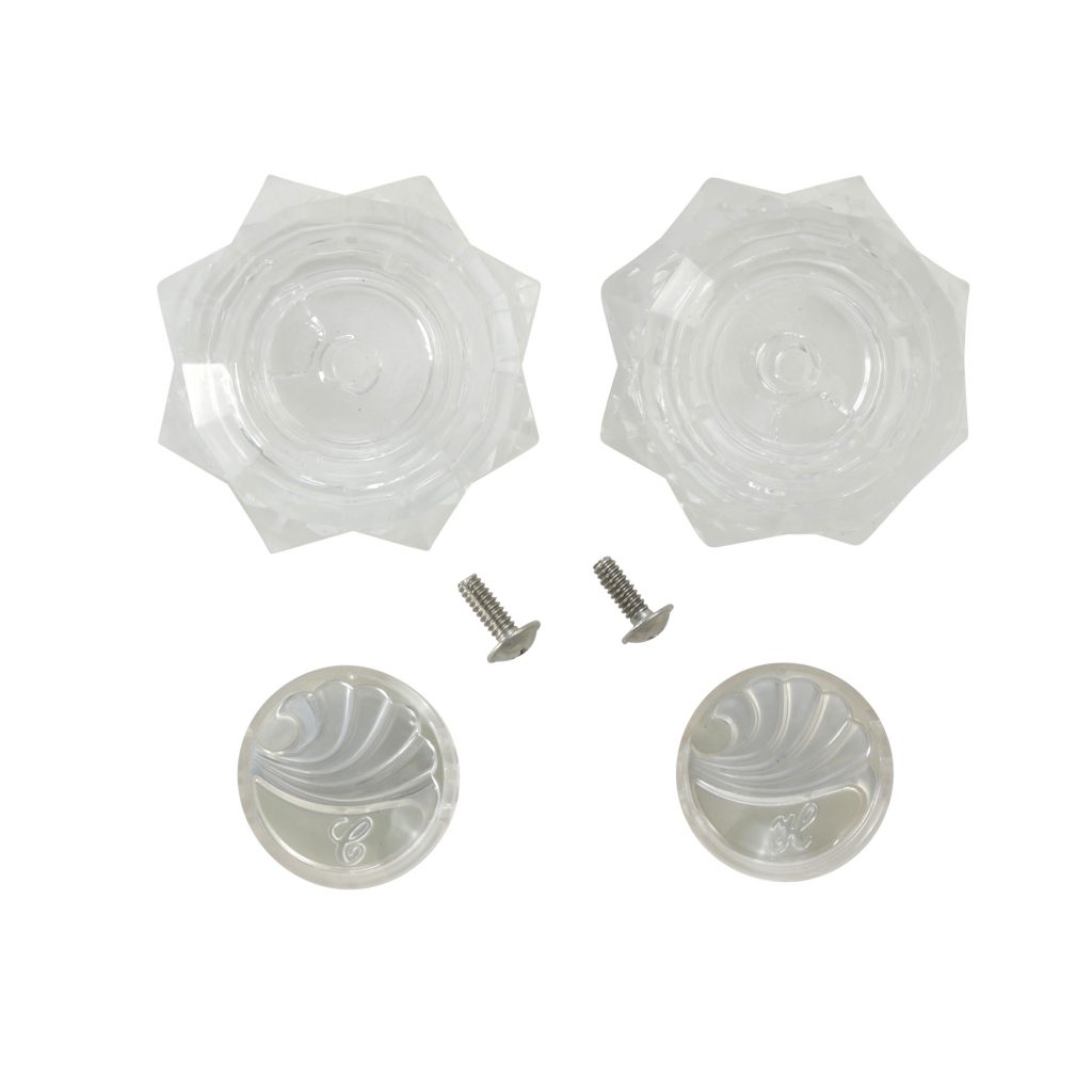 Faucet Handles for Delta/Delex in Clear Acrylic Danco
