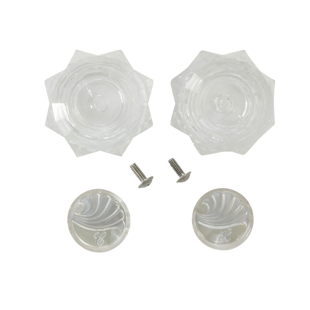 Faucet Handles for Delta/Delex in Clear Acrylic Danco