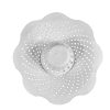 5th image of Hair Catcher Bathroom Tub Strainer in White