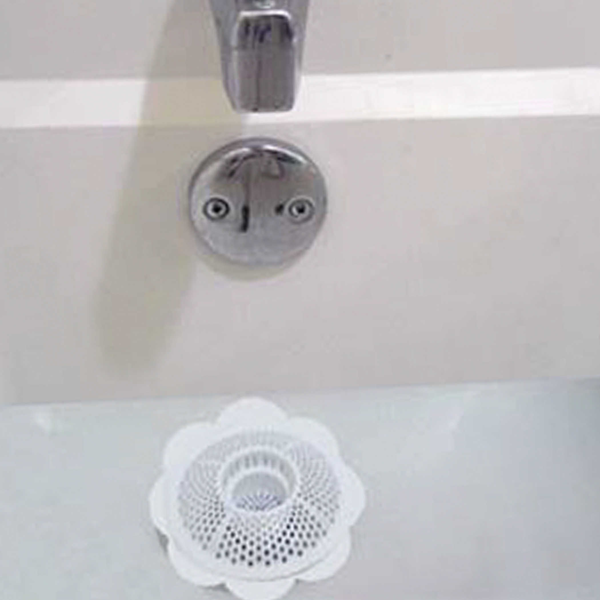 10 Package Flower Bathroom Drain Strainer Hair Catcher Bathtub Shower Drain Cover Hair Trap Hair Catcher Bathtub Drain Strainers Protectors Cover