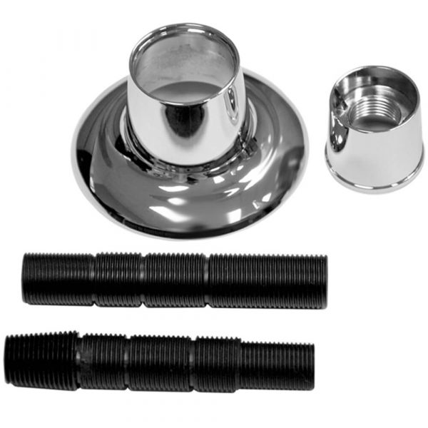 Universal Adjustable Tub/Shower Handle Flange in Chrome