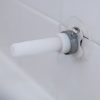 6 in. Decorative Tub Spout with Pull Up Diverter in Chrome