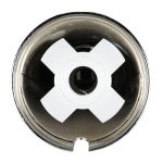 6 in. Decorative Tub Spout with Pull Up Diverter in Chrome