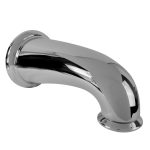 8 in. Decorative Tub Spout with Pull Down Diverter in Chrome