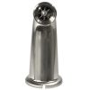 8 in. Decorative Tub Spout with Pull Down Diverter in Brushed Nickel