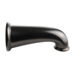 4th image of 8 in. Decorative Tub Spout with Pull Down Diverter in Oil Rubbed Bronze