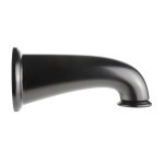 8 in. Decorative Tub Spout with Pull Down Diverter in Oil Rubbed Bronze