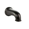 5th image of 8 in. Decorative Tub Spout with Pull Down Diverter in Oil Rubbed Bronze