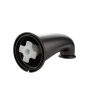 21st image of 8 in. Decorative Tub Spout with Pull Down Diverter in Oil Rubbed Bronze