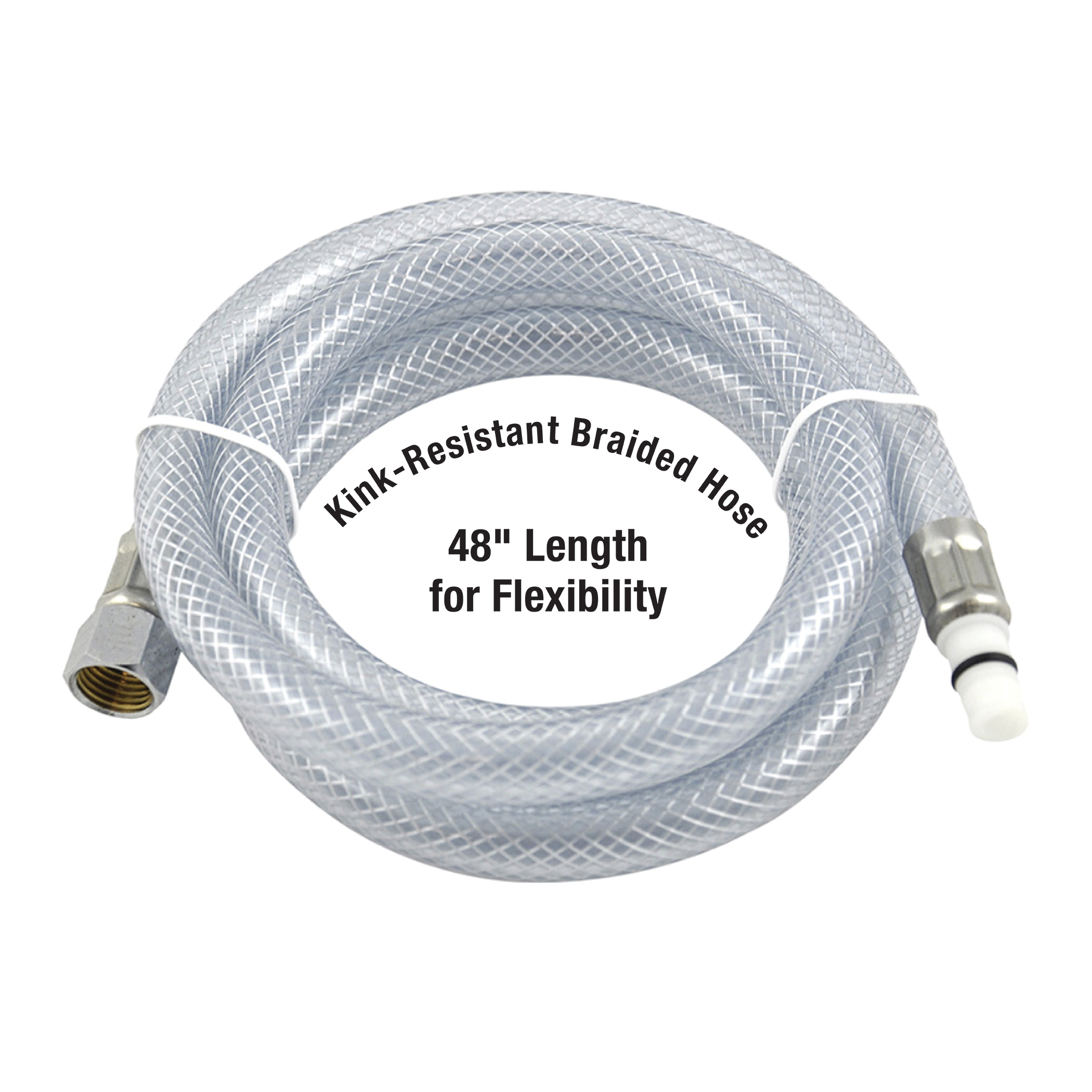 48 in. Economy Clear Side Spray Hose