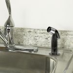 Economy Kitchen Side Spray with Guide in Black