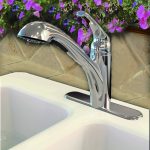 Kitchen Center Pullout Spray Head in Chrome