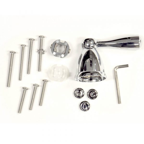 Universal Decorative Lever Handle in Chrome
