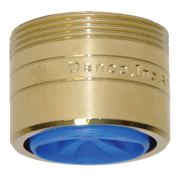 1.5 GPM Dual Thread Aerator in Polished Brass