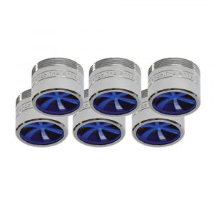 1.5 GPM Dual Thread Water Saving Faucet Aerator in Chrome - 6 Pack