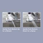 4th image of 1.5 GPM Dual Thread Swivel Sprayrator in White