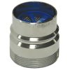 1st image of 15/16 in.-27M or 55/64 in.-27F Large Snap Coupling Dishwasher Aerator Adapter in Chrome