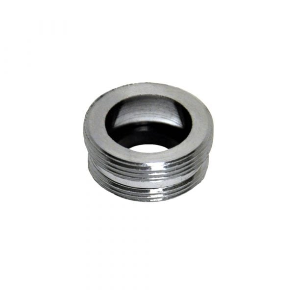 55/64 in.-27M x 13/16 in.-27M Chrome Small Male Aerator Adapter