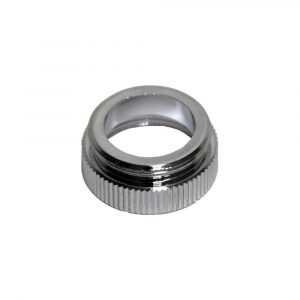 55/64 in.-27M x 13/16 in.-24F Chrome Male/Female Aerator Adapter for Chicago Faucets