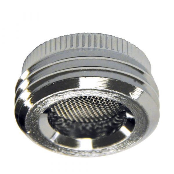 55/64 in.-27F x 3/4 in. GHTM Chrome Garden Hose Adapter