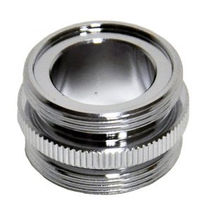 15/16 in.-27M x 15/16 in.-27M Chrome Male/Male Aerator Adapter