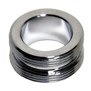 55/64 in.-27M x 55/64 in.-27M Chrome Male/Male Aerator Adapter