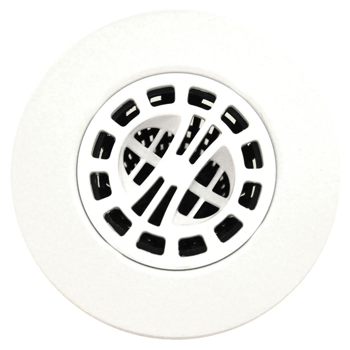 our goods Hair Catcher Drain Cover - White - Shop Shower Curtains & Rings  at H-E-B