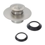 EZ Drain Cover in Brushed Nickel