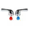 Lever Faucet Handles for Delta Lavatory in Chrome