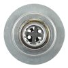 4 1/2" Mobile Home Flat Top Shower Drain Strainer in Chrome