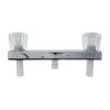 8 in. Mobile Home/RV Shower Faucet with Arm in Chrome