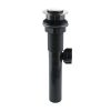 EZ Connect Pop-up Plastic Lavatory Drain in Brushed Nickel
