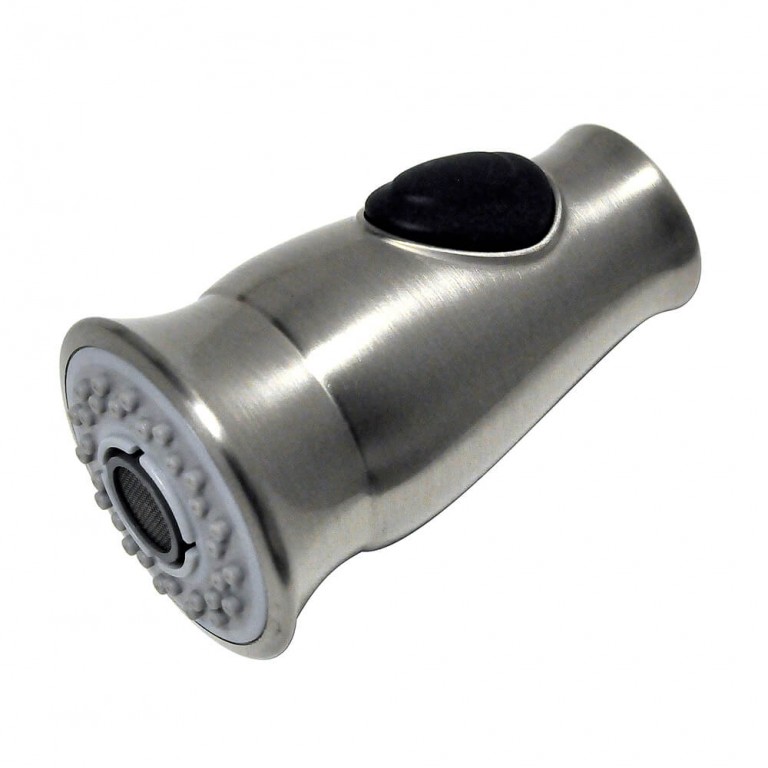 Smart Spray Pull Down Faucet Spray Head in Stainless Steel Plumbing