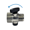 2nd image of Shower Volume Control Valve in Brushed Nickel