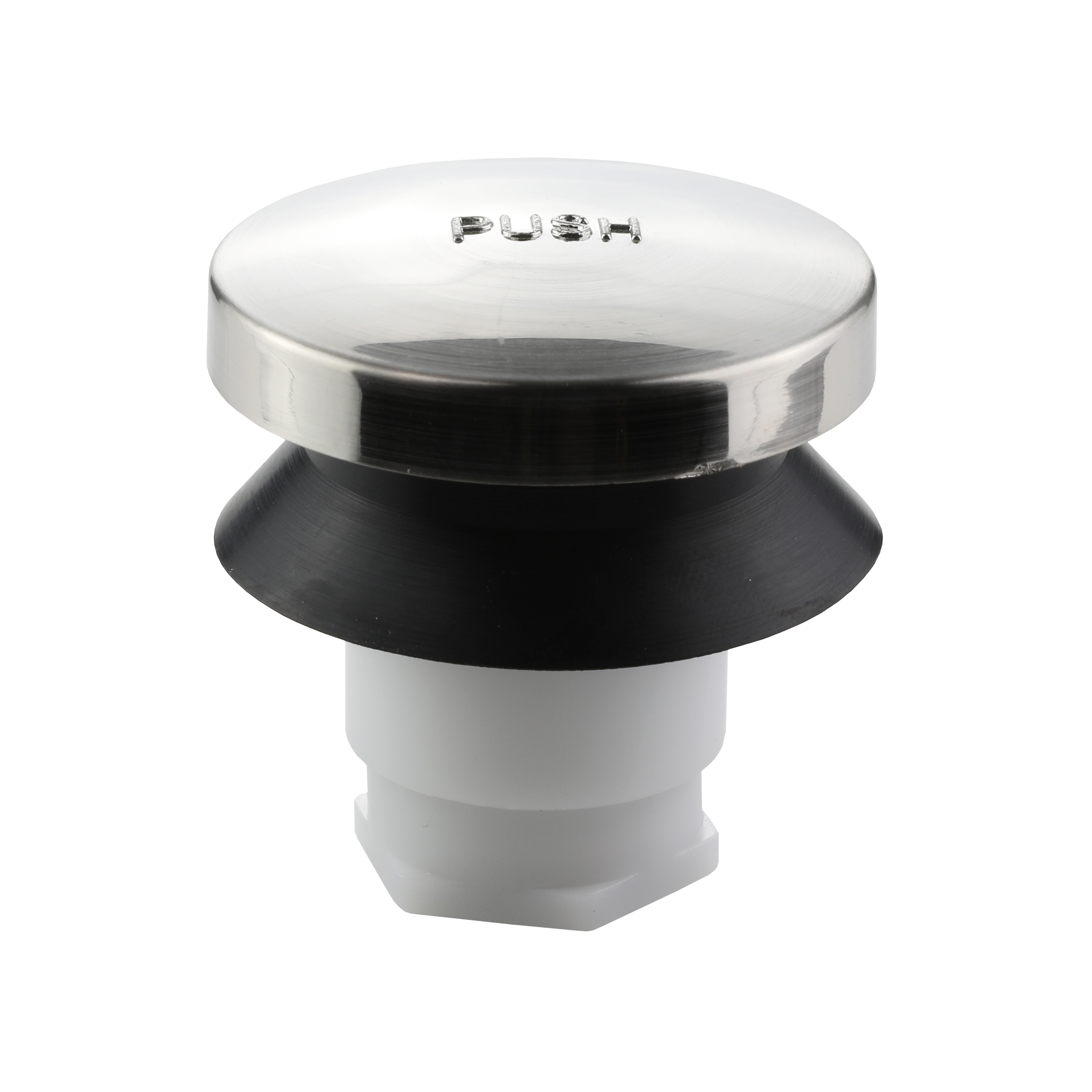 Multi-Fit Touch-Toe Bathtub Drain Stopper in Brushed Nickel - Danco