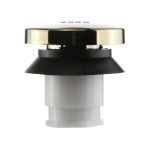 Touch-Toe Bathtub Drain Stopper in Polished Brass