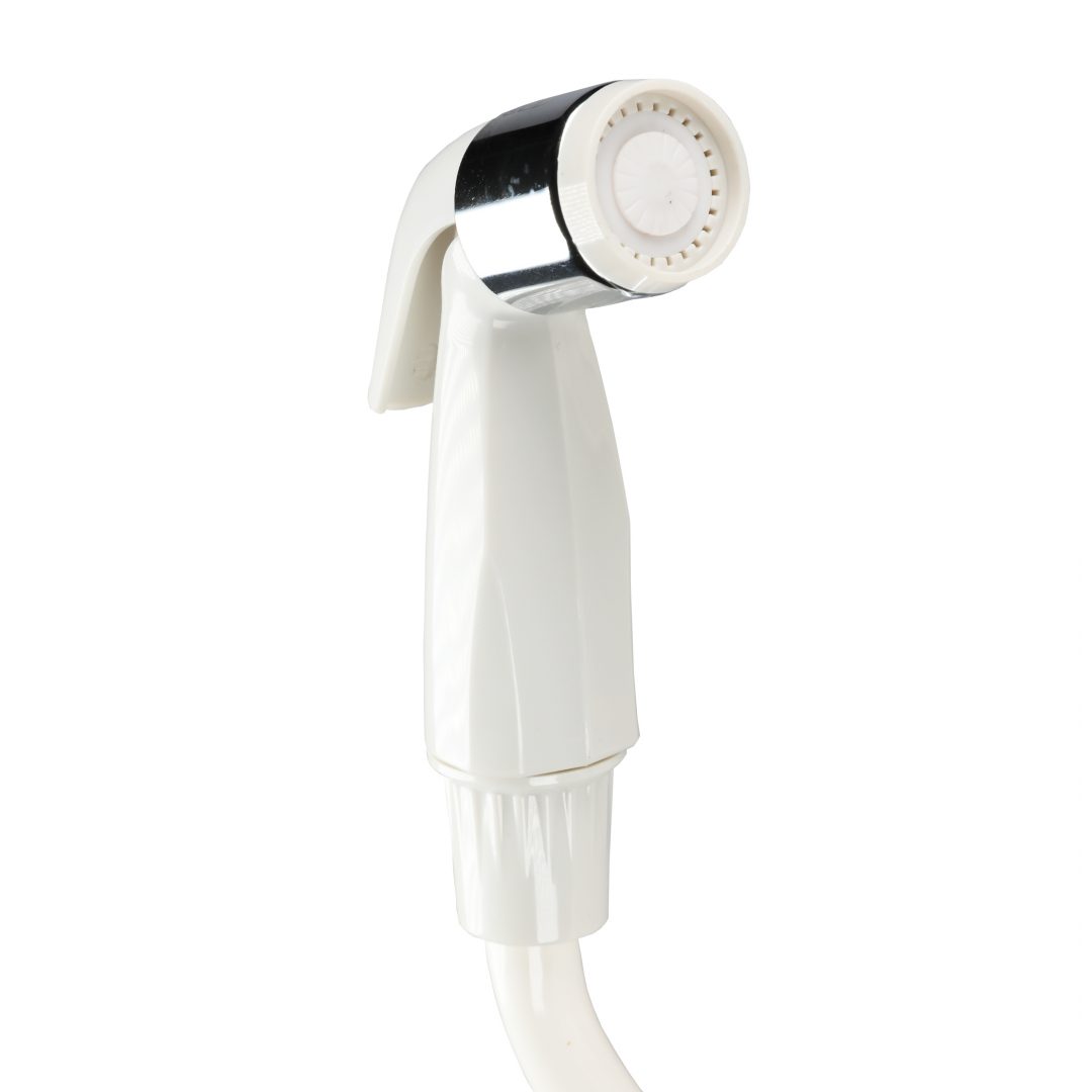 Universal Kitchen Sink Spray Hose & Head in White Danco